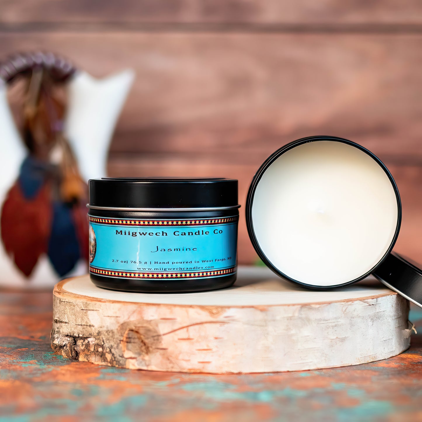 Jasmine 2.7 oz Candle - Miigwech Candle Co