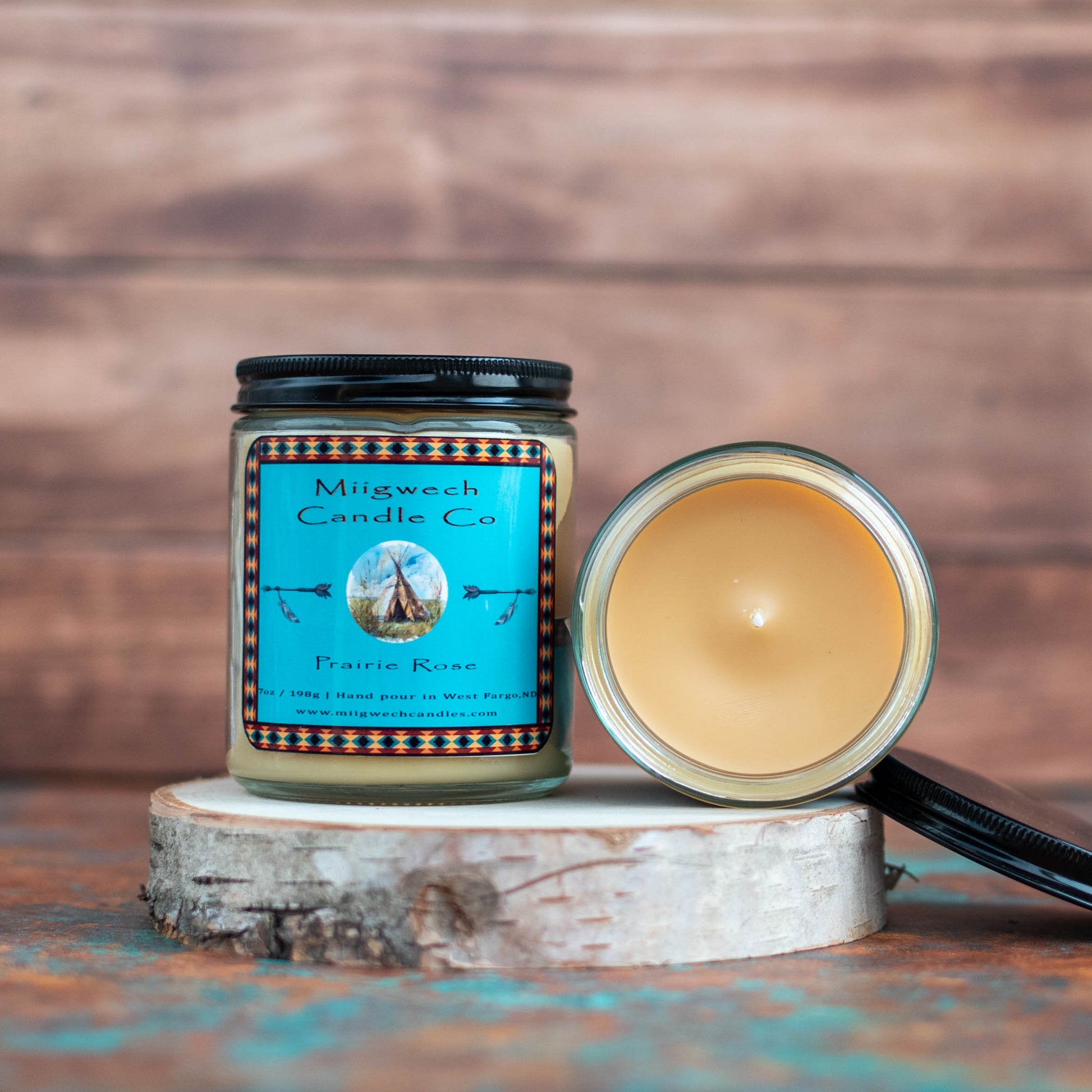 Prairie Rose 7oz Candle - Miigwech Candle Co