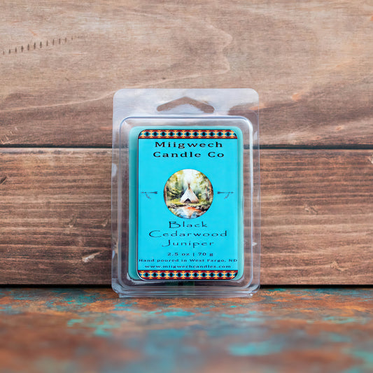 Black Cedarwood Juniper Wax Melt - Miigwech Candle Co