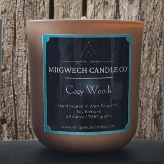 Cozy Woods 2.5 oz Candle - Miigwech Candle Co