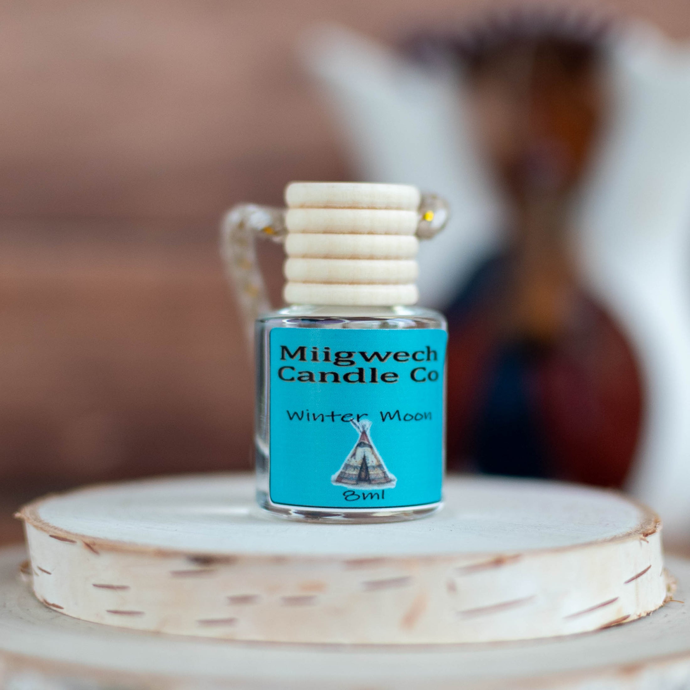 Winter Moon Car Freshener - Miigwech Candle Co