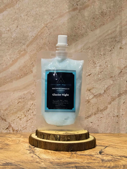 Glacier Night Squeezable Wax Melt - Miigwech Candle Co